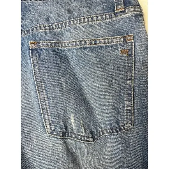 MADEWELL 30" Slim Demi-Boot Jeans in Danville Wash Ripped Edition Medium Wash - Picture 11 of 16